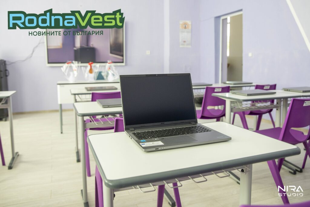 STEM кабинети в училище в село Микрево след обновяване