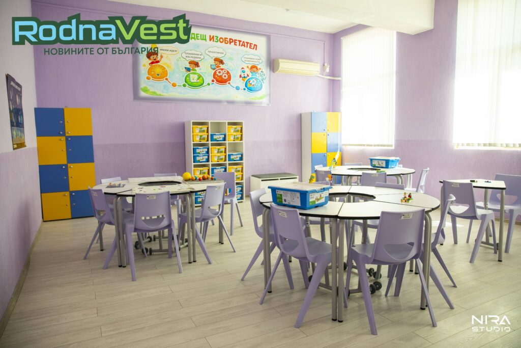 STEM кабинети в училище в село Микрево след обновяване