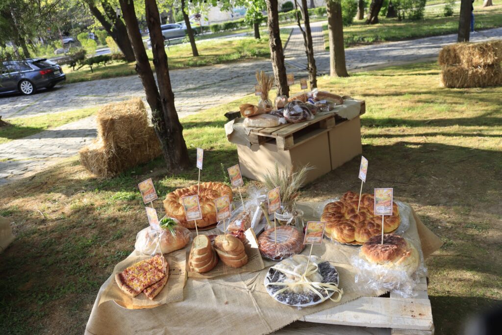 Традиционни хлябове и печива, изложени на ученическия празник „За хляба наш…“ в Благоевград