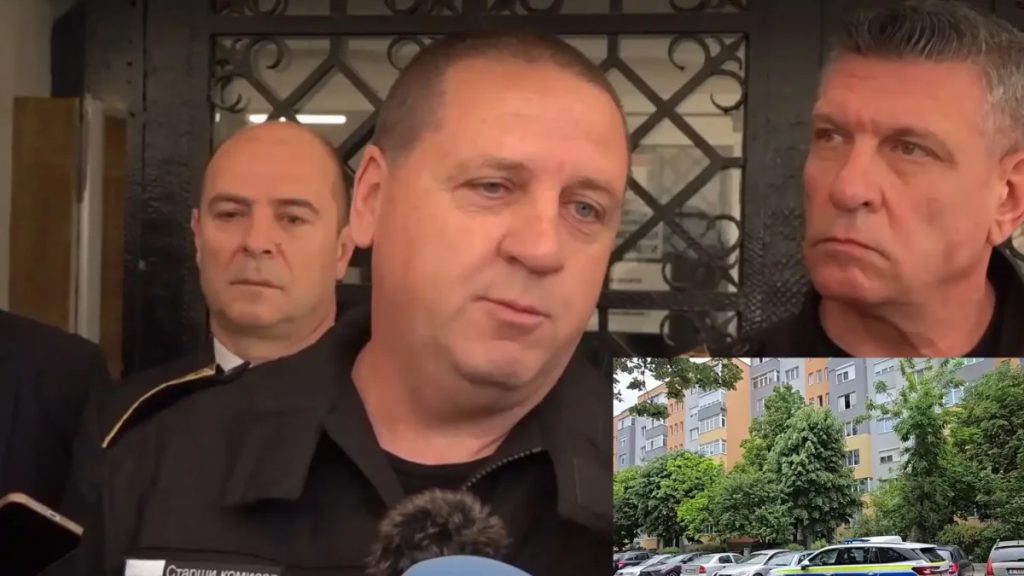 Директорът на ОДМВР – Благоевград Илия Тупаров по време на изявление