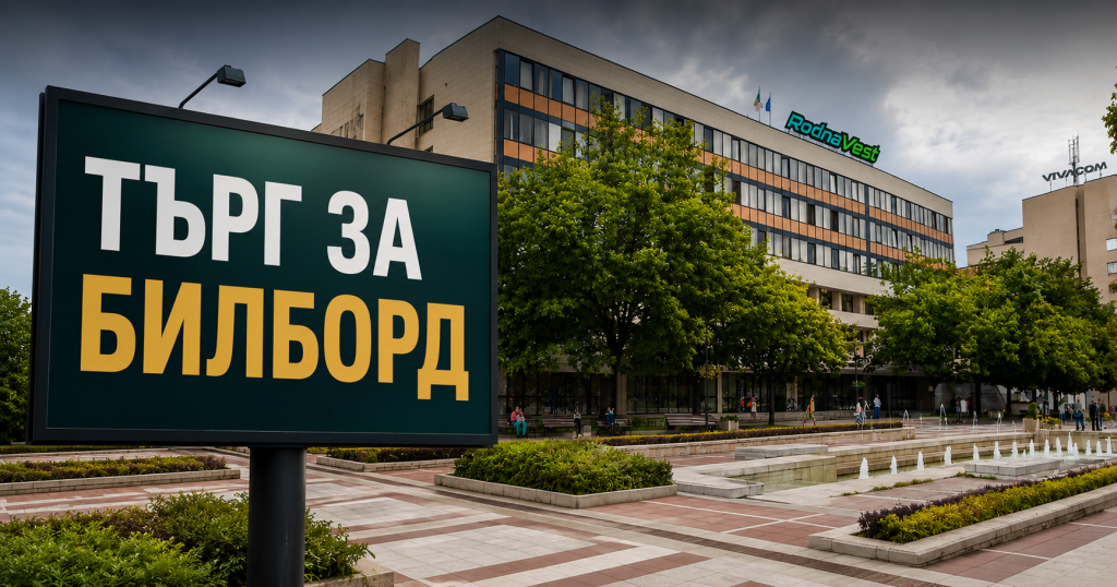 Рекламен билборд в Благоевград